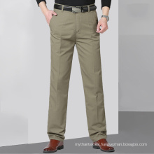 Pantalones de traje recto de trabajo de negocios para hombres de nuevo estilo